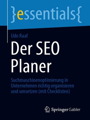cover image of Der SEO Planer